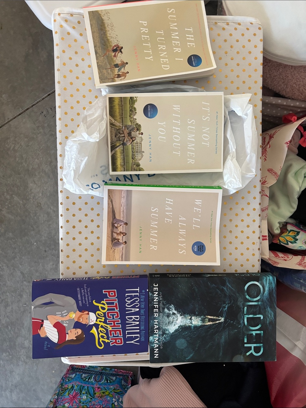 Bundle of Books- Jenny Han, Jennifer Hartman, Tessa Bailey